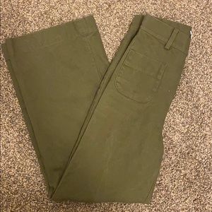 & Other Stories Wide Leg Cropped Trousers